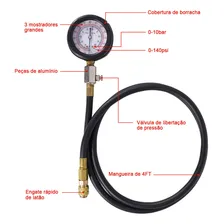 Kit De Ferramentas Man么metro Teste Press茫o Bomba/贸leo De Motor Carros E Diesel Foto mini 3