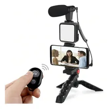 Kit De Filmagem E Fotografia Foto E Video Vlog C/ Microfone 127/220V Foto mini 1