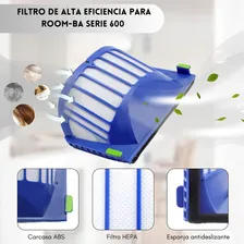 Kit de filtro, rolo e escova para Irobot Roomba 600 Foto mini 4