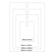 Kit De Gabarito Dobra Roupa Com 4 Peças Plastico Foto mini  2