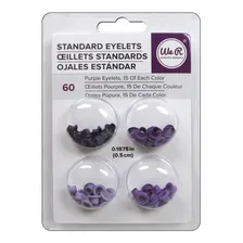 Kit De Ilhóses Wer Memory Keepers Standard Tons De Roxo C/60 Foto mini  2
