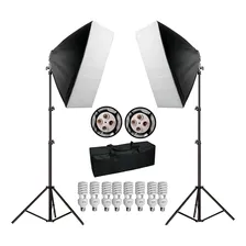 Kit De Iluminação Estúdio Fotográfico Atena - Pk-sb01 220v Foto  mini 1