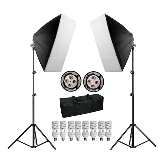 Kit De Iluminação Estúdio Fotográfico Atena - Pk-sb01 220v Foto 1