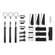 Kit De Iluminação Contínua Soft Box 50x70cm Led 2700k/5500k Cor da estrutura Preto Foto mini 2