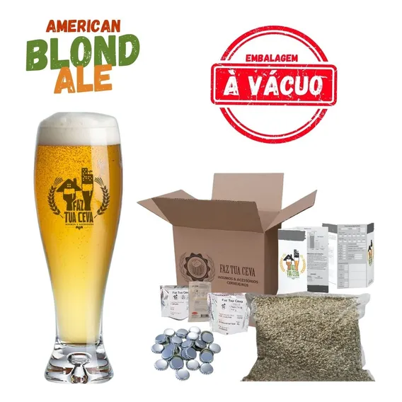 Kit De Insumos Receita Cerveja Artesanal Blond Ale 20 Litros Foto 1
