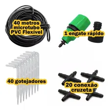 Kit De Irrigação 40 Gotejadores Subterrâneos Vasos E Hortas Foto  mini 1