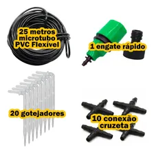 Kit De Irrigação 20 Gotejadores Subterrâneos Vasos E Hortas Foto mini 1