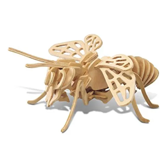 Kit de kit de construção Puzzle 3D Puzzle Honeybee Wood Craft Foto 1