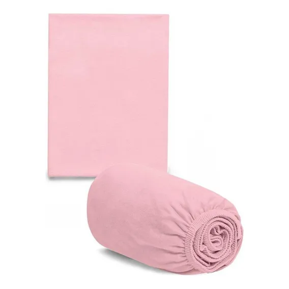 Kit De Lençol E Fronha Para Berço Hug Rosa A3017 Foto 1