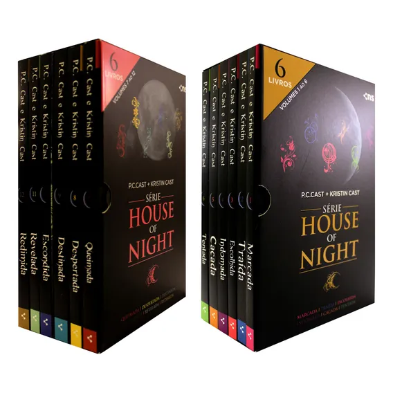 Kit De Livros: Box House Of Night Slim + Box House Of Night Editora Novo Século, De Vários Autores., Vol. 1. Editorial Kit De Livros, Capa Mole, Edição 2020 01 01 00:00:00 Em Foto 1