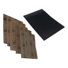 Kit De Lixas 80 150 320 400 600 Para Poliéster E Primer Quantidade de cascalhos 1 Foto mini  3
