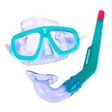 Kit De Mergulho Snorkel + Máscara Infantil Bestway - Verde Foto mini 2