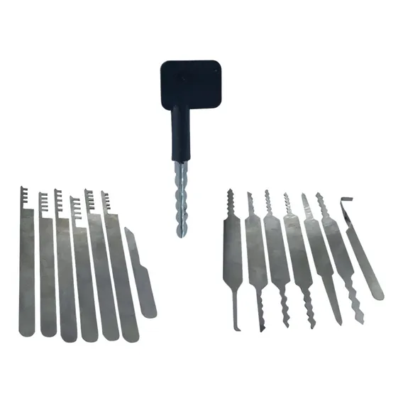 Kit De Michas Abertura Yale E Tetra Com 15 Peças Aço Inox Foto 1