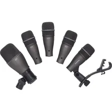 Kit de microfones Samson Dk-705 para bateria, suportes e estojo Foto mini 1