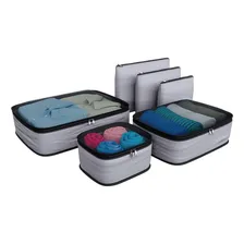 Kit De Organizadores Roupa Objetos Para Mala Bagagem Viagem Foto mini  3
