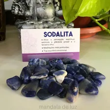 Kit De Pedra Cristal Natura Conjuntol Sodalita P 100g 1028 Foto mini 3