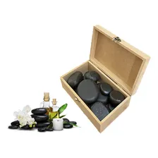 Kit De Pedras Quentes Vulcânicas Para Massagem Foto mini 1