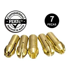 Kit De Pinças Micro RetĂfica E Mandril Para Motor C/ 7 Pçs Foto mini 4