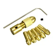 Kit De Pinças Micro RetĂfica E Mandril Para Motor C/ 7 Pçs Foto mini 1