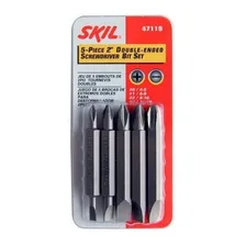 Kit De Pontas Duplas P/ Parafusadeira C/ 5 Peças Skil Foto mini 1