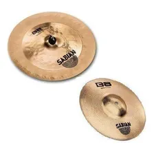 Kit De Pratos Sabian B8 Pro 5005b Splash 10 + Chinese 18 Foto  mini 1