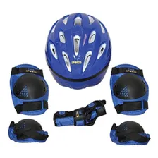 Kit De Proteção Radical C/ Capacete Tam. P Azul Bel Sports 411102 Foto mini 1