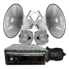 Kit De Som Completo Para Divulgação Externa Moto / Carro Foto mini 1