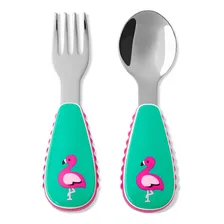 Kit De Talheres Zoo Flamingo Skip Hop Foto mini 1