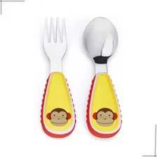 Kit De Talheres Zoo Macaco - Skip Hop Cor Dourado Foto  mini 1