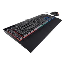 Kit de teclado e mouse gamer Corsair K55 + Harpoon RGB Inglês de cor preto Foto mini  2