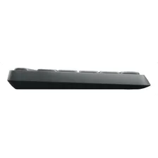 Kit de teclado e mouse sem fio Logitech MK235 teclado grafite e mouse preto Foto mini 2