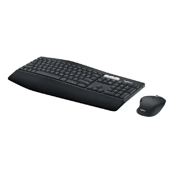 Kit de teclado e mouse sem fio Logitech MK850 Português Brasil de cor preto Foto 1