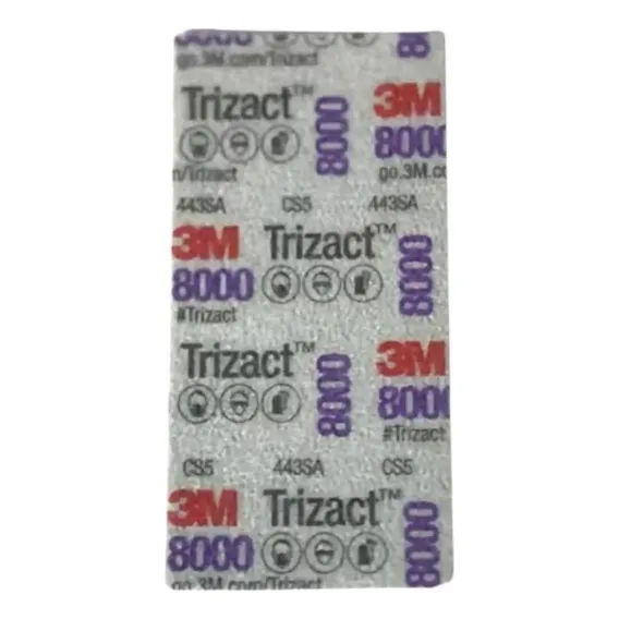 Kit De Três Lixas De Folha Trizact 8000 3m Foto 1