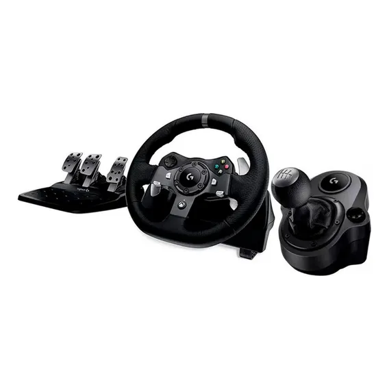 Kit de volante Logitech G920 para pedais Xbox Series X|s, cor preta Foto 1