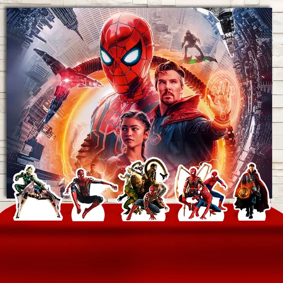 Kit Decoração De Festa Infantil Homem Aranha S.v.p.c P Foto 1
