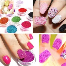 Kit Decoração Pedrarias De Unhas Caviar Coloridas Pedras Foto mini 3