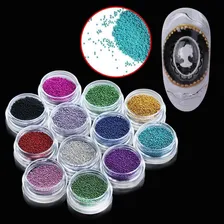 Kit Decoração Pedrarias De Unhas Caviar Coloridas Pedras Foto mini 4