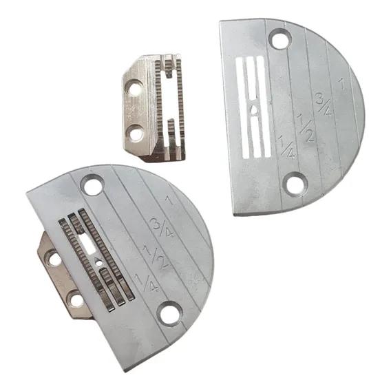Kit Dente Chapa De 4 Carreira Costura Industrial Foto 1