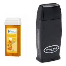 Kit Depilação Com Cera Quente Rolon E Termocera Mega Bell Foto mini 3