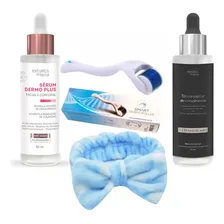 Kit Dermo Plus + T么nico Capilar + Derma Roller - Extratos Foto mini 1