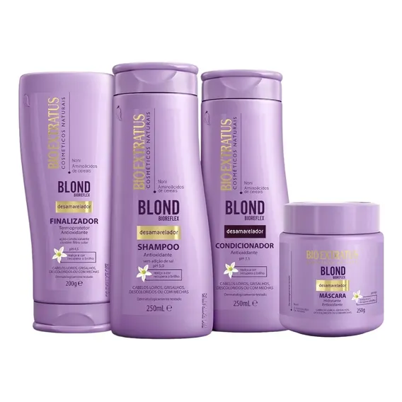 Kit Desamarelador Blond Bioreflex Bio Extratus K409 Foto 1