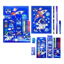Kit Desenho Artístico Infantil Astronauta C 33 Peças - Fofy Foto mini 1