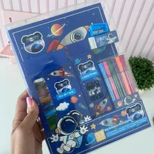 Kit Desenho Artístico Infantil Astronauta C 33 Peças - Fofy Foto mini 2