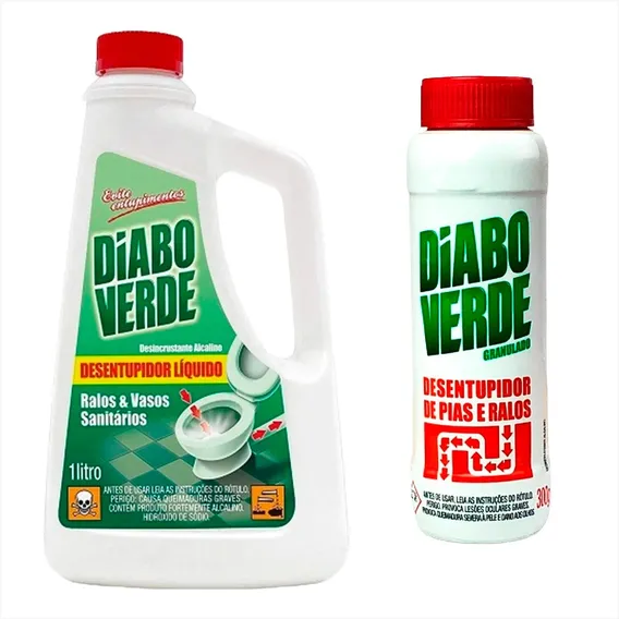 Kit Desentupidor Com Alto Poder Desincrustação Foto 1