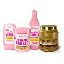 Kit Desmaia Cabelo com Banho de Verniz Forever Liss Foto  mini 1