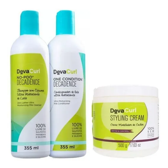 Kit Deva Curl Decadence + Styling Cream 500g + Foto 1
