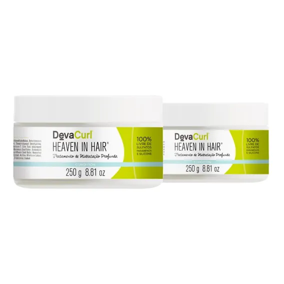 Kit Deva Curl Duo Heaven In Hair Máscara Capilar 250g Foto 1