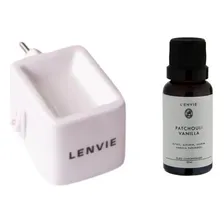 Kit Difusor Elétrico + Óleo Concentrado 20ml Lenvie Cor Patchouli Vanilla Foto mini 1