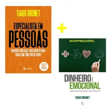 Kit Dinheiro É Emocional + Especialista em Pessoas Tiago Brt, de Tiago Brunet e. Editora VARIOS e, capa mole em português Foto mini 1