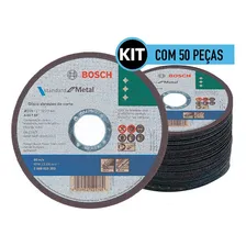 Kit Disco De Corte Aço E Inox 4.1/2 1,0mm Bosch 50 Pecas Foto mini 1